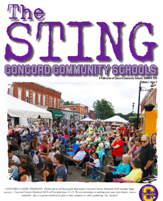 Concord Schools August Newsletter